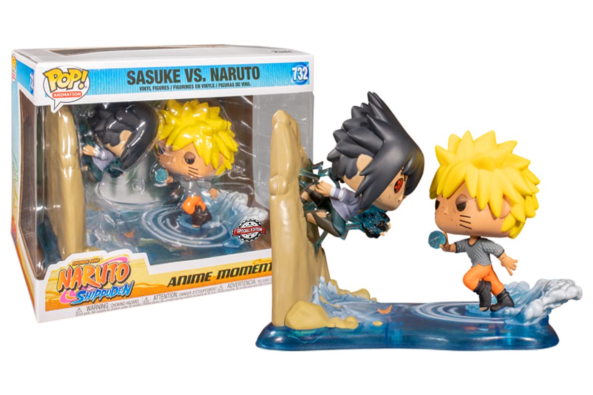Funko Pop! Naruto Shippuden Naruto Vs Sasuke Exclusivo Anime Moments
