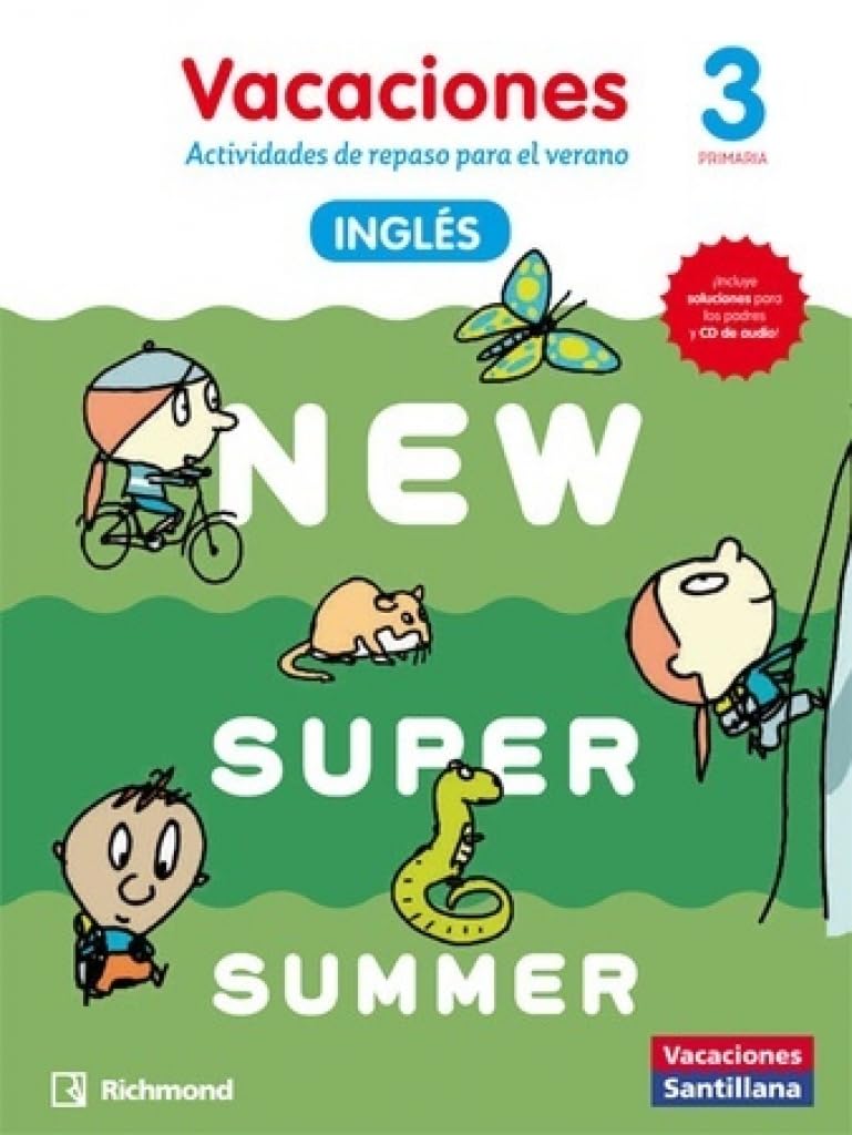 Libro: NEW SUPER SUMMER SB 3 + AUDIO 3 (CUADERNOS DE VACACIONES)
