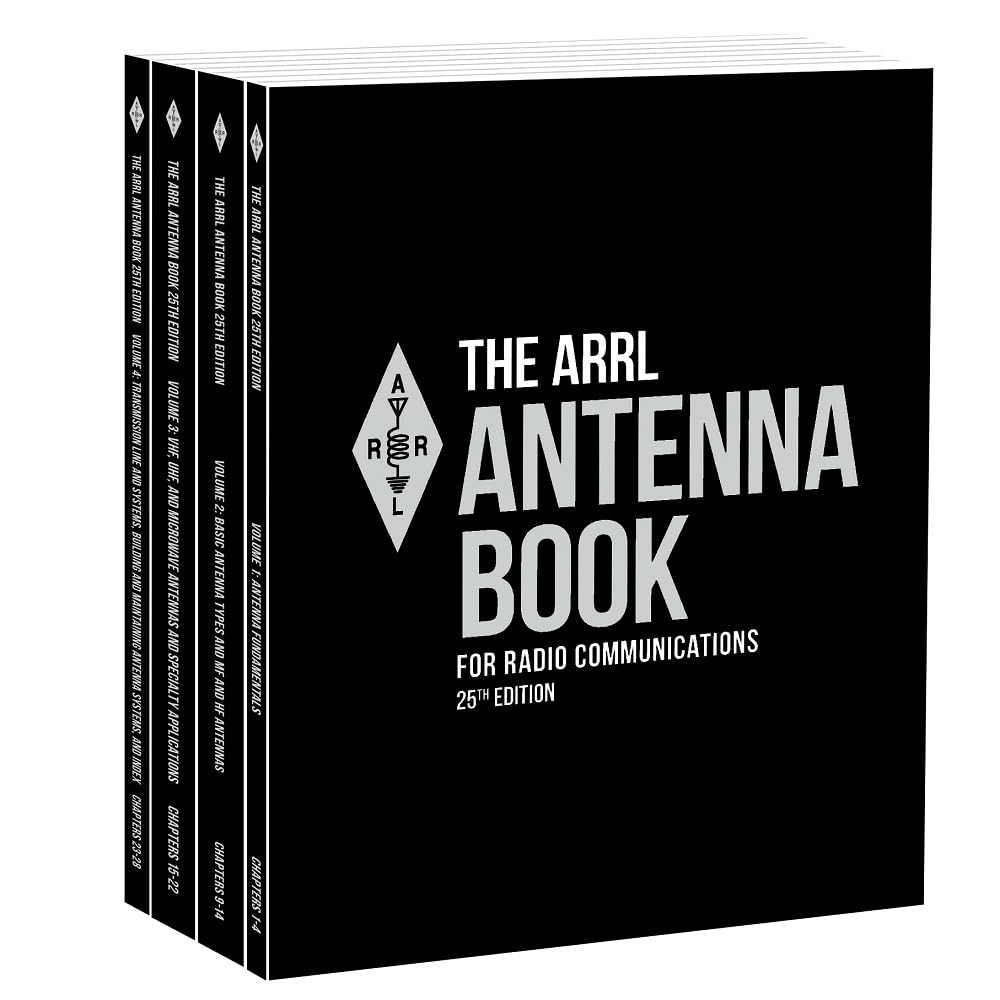 Libro: ARRL Antenna Book for Radio Communications 25th Edition Four-Volume Set – The Ultimate Reference for Antennas, Transmission Lines, and Propagation