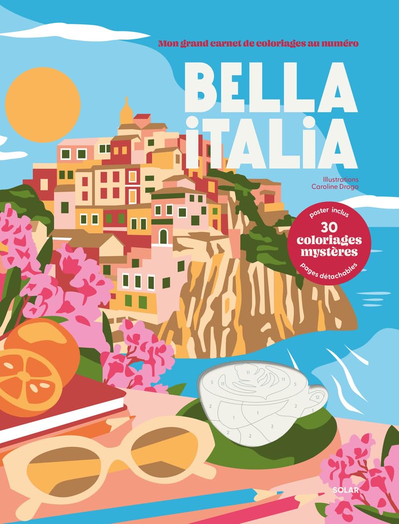 Libro: Coloriages au numéro - Bella Italia