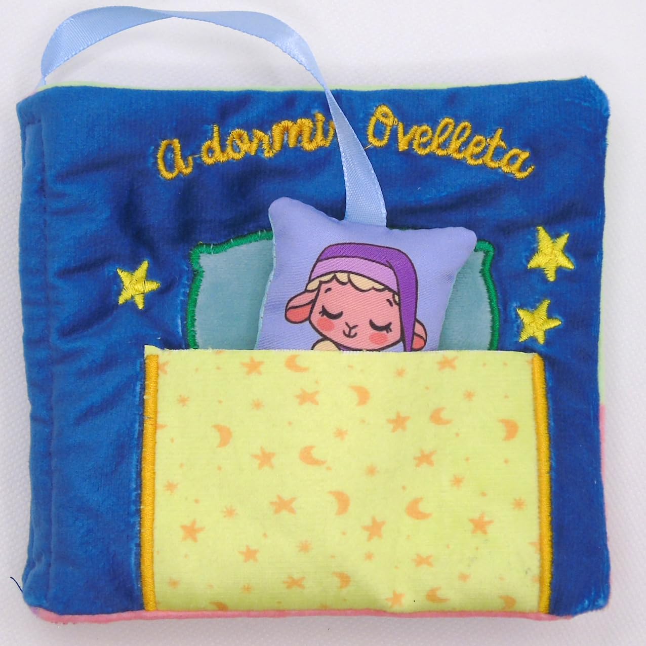 Libro: Contes per a bebès - A dormir, Ovelleta: Llibre de tela suau per a nadons entre 0 i 36 mesos. Interactiu, amb butxaques i amb una ovella de joguina!