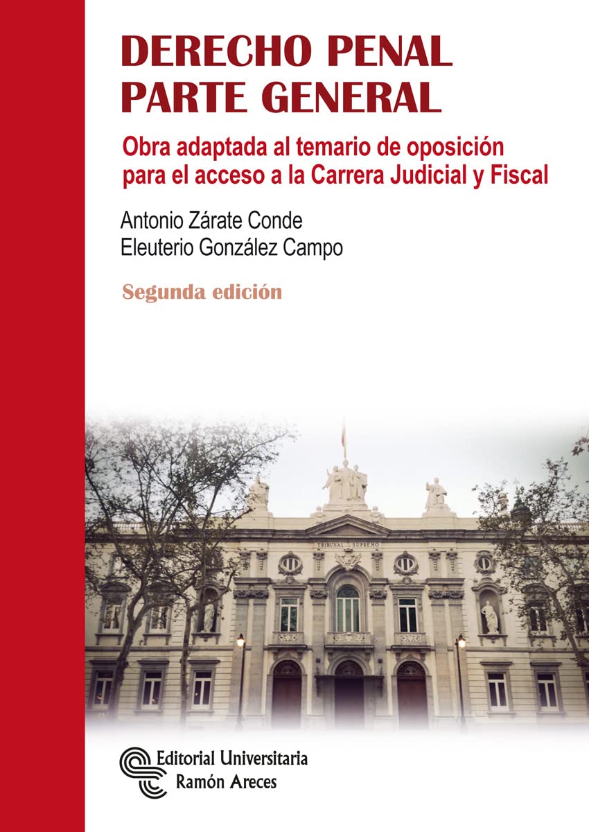 Libro: Derecho Penal. Parte general: Obra adaptada al temario de oposición para el acceso a la Carrera Judicial y Fiscal
