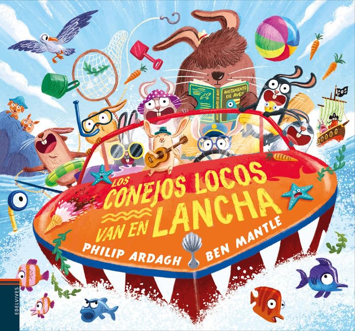 Libro: Los conejos locos van en lancha (Álbumes ilustrados)