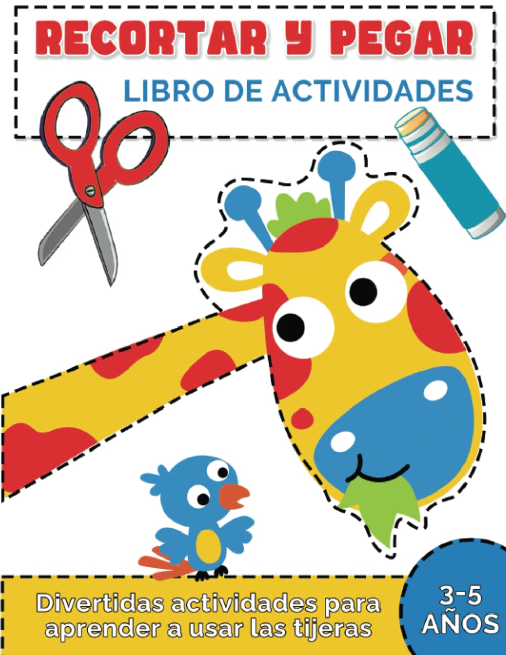 Libro: Aprendo a recortar: Libro de actividades para niños de 3-4-5-6 años