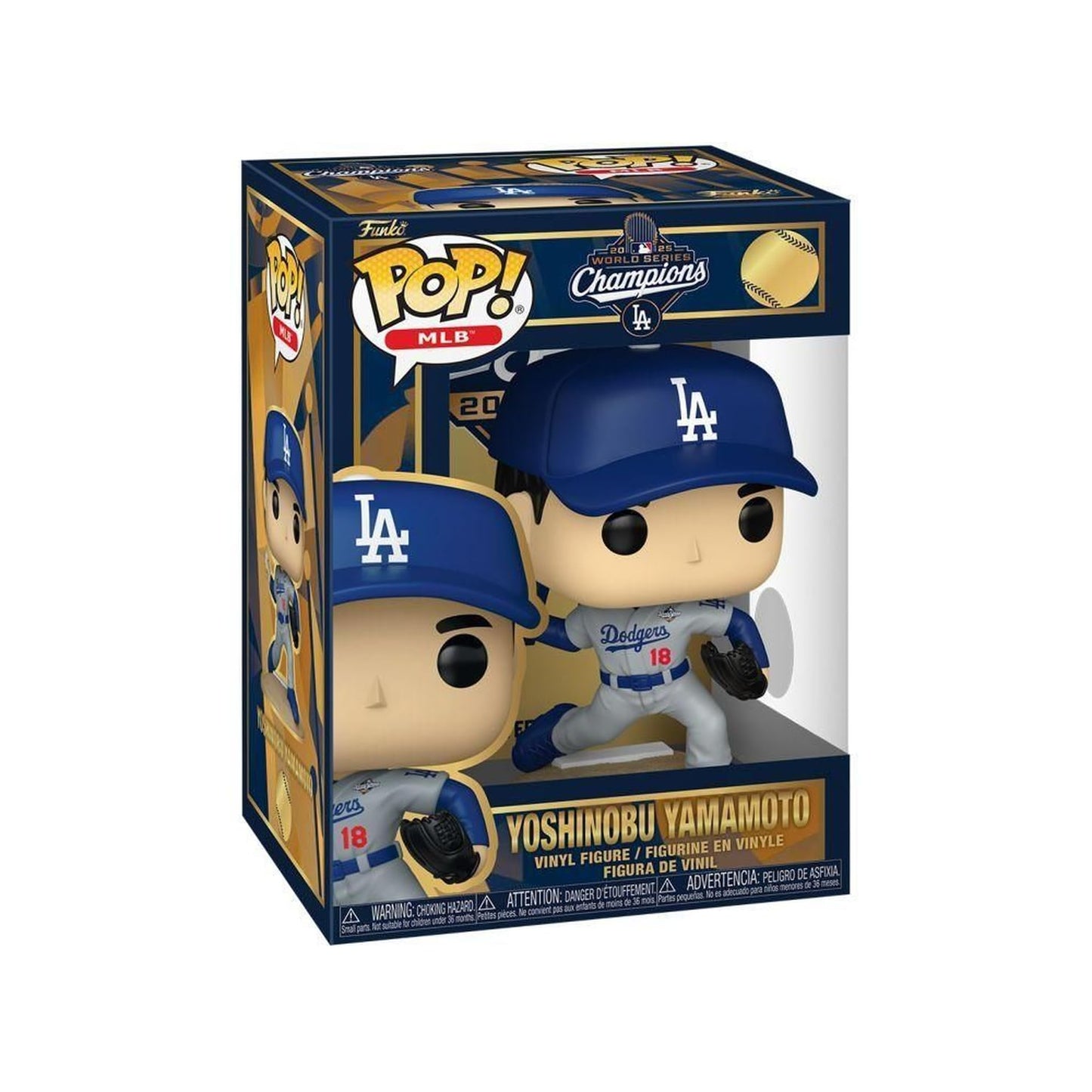 Funko Pop: Yoshinobu Yamamoto (LA Dodgers) World Series MVP MLB Funko Pop!