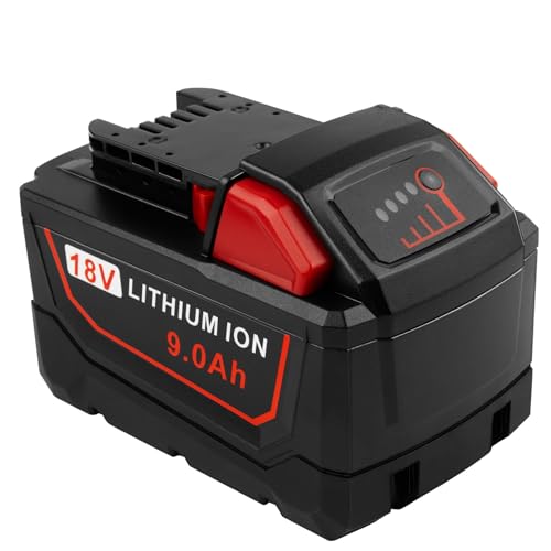 Batería-de-repuesto-Cukect-de-9,0-Ah-y-18-V-para-Milwaukee-Mk18,-compatible-con-herramientas-eléctricas-inalámbricas-48-11-1850,-48-11-1860,-48-11-1845-y-48-11-1828.-Batería-de-litio.