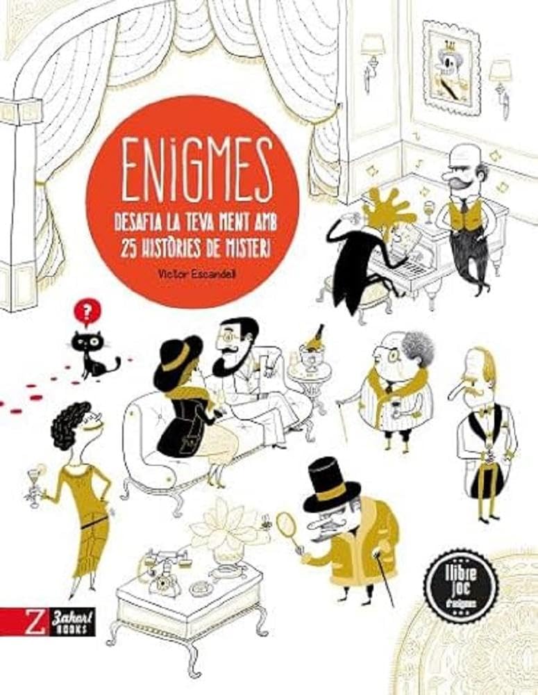 Libro: Enigmes de misteri: Desafia la teva ment amb 25 enigmes de misteri (ZAHORI)