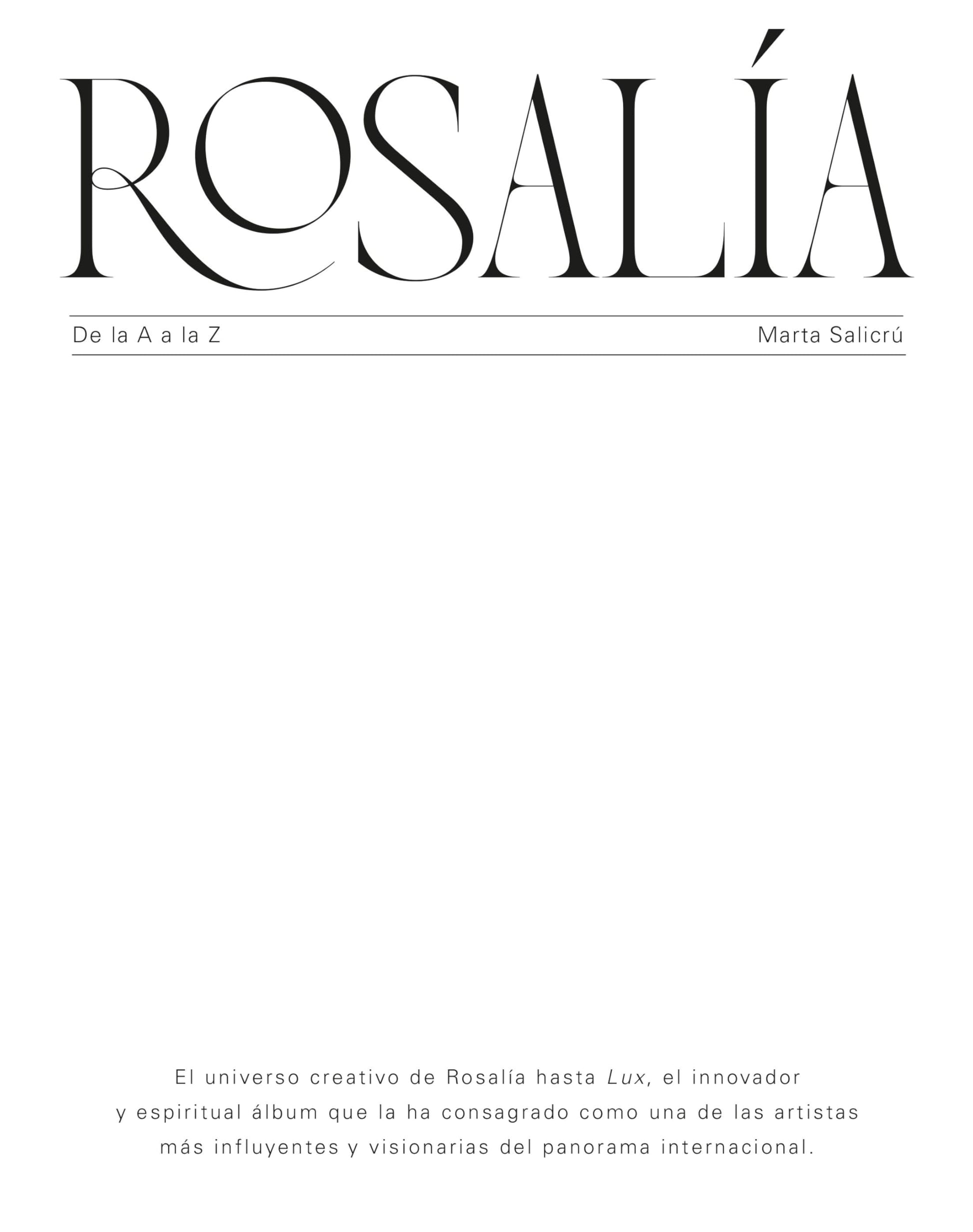 Libro: Rosalía de la A a la Z: Una biografía no oficial