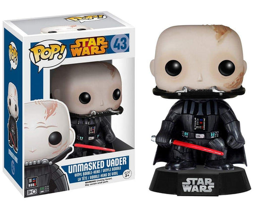 Funko POP Star Wars: Unmasked Darth Vader Figura de Acción