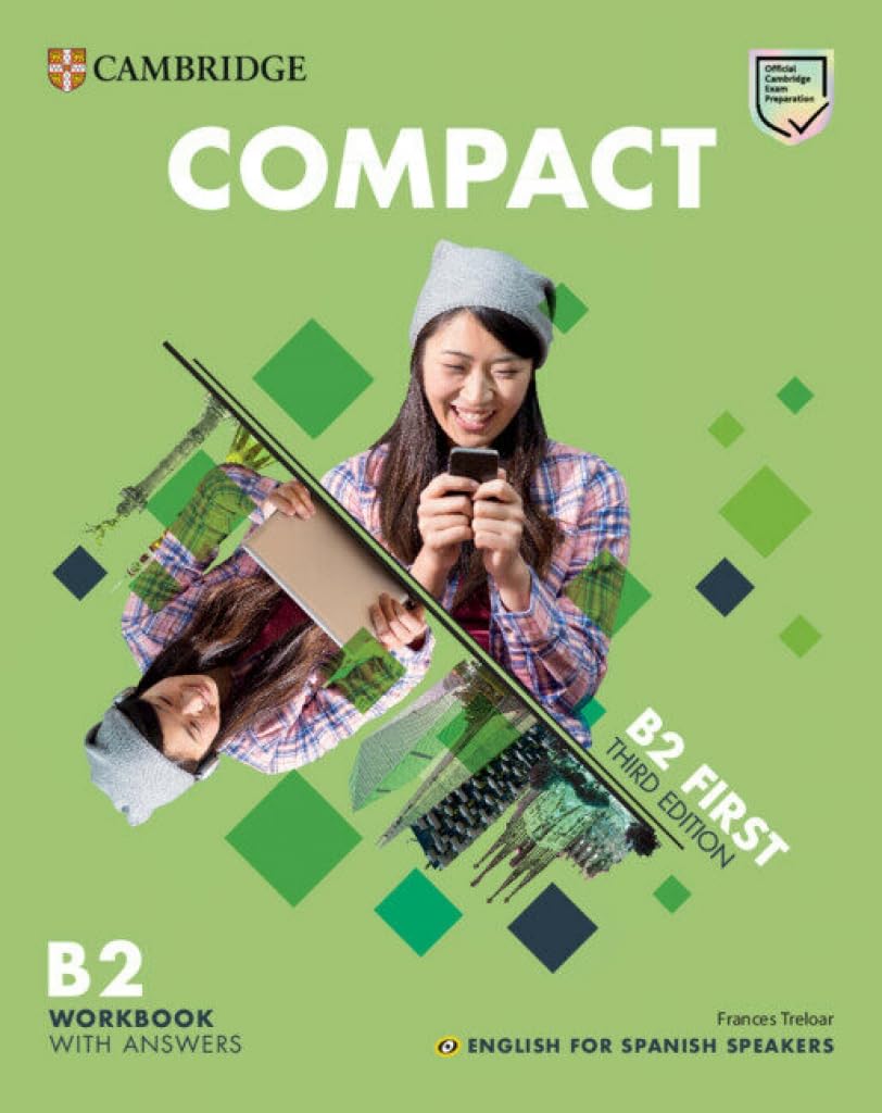Libro: Compact First Workbook with Answers with Audio English for Spanish Speakers