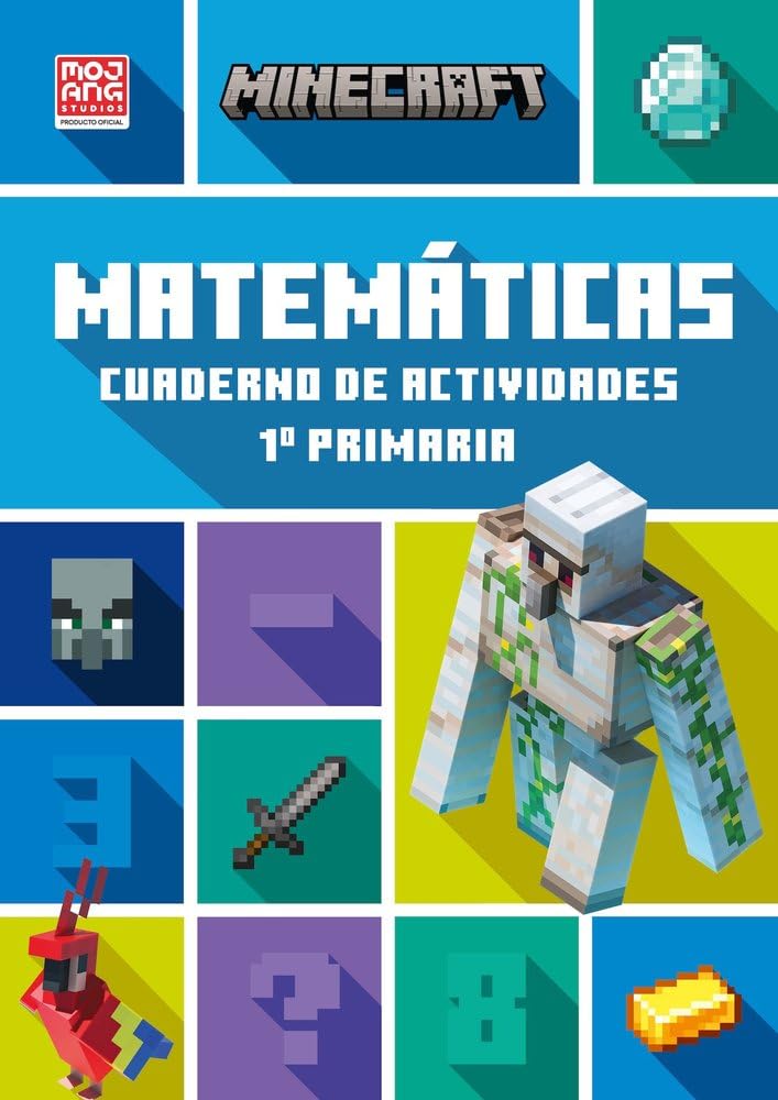 Minecraft oficial: cuaderno de actividades, Matemáticas 1.º primaria (HARPERKIDS)