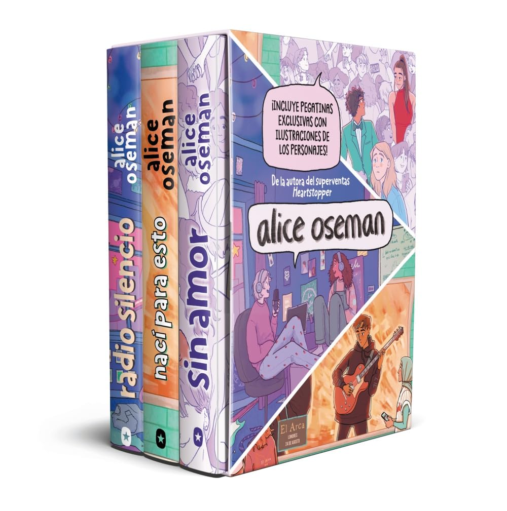 Libro: Estuche Alice Oseman: Sin amor, Nací para esto, Radio Silencio: Incluye ilustraciones inéditas de la autora (Realismo)