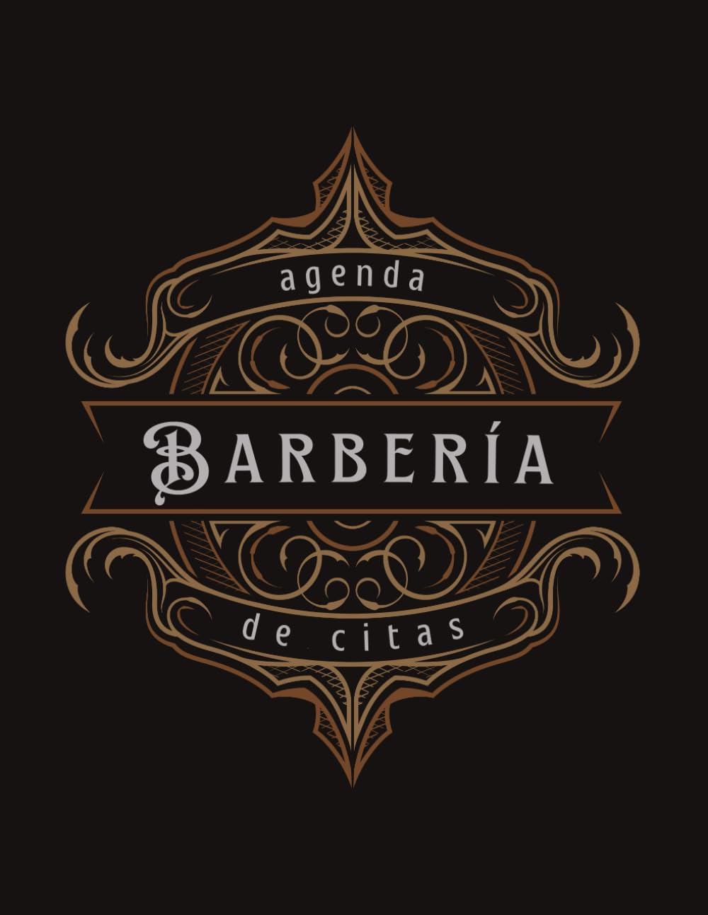 Libro: BARBERÍA. AGENDA DE CITAS: Planifica las citas horarias de tu Peluquería de hombre o Barbería | 52 semanas de registro ,1 año, de 9 am a 9 pm con ... de 15 min. Diseño Vintage. (Spanish Edition)