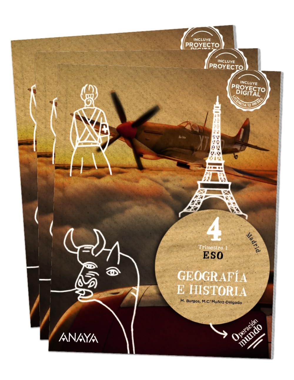 Libro: Geografía e Historia 4 (Operación Mundo)