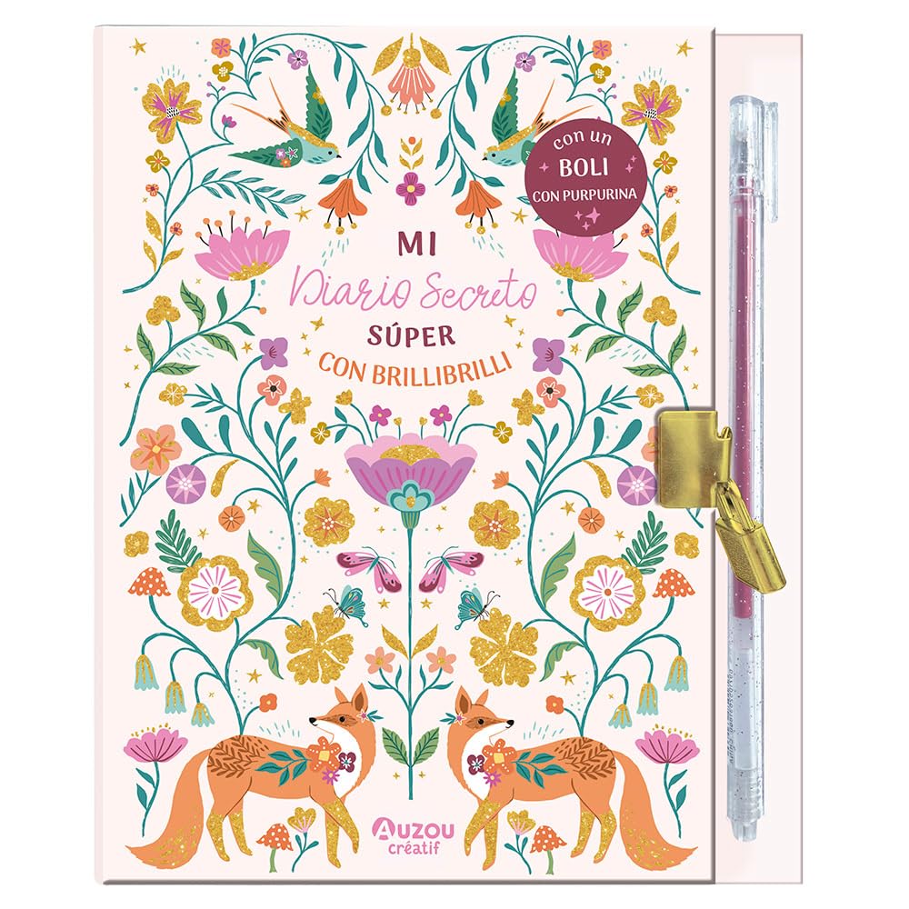 Libro: MI DIARIO SECRETO. SÚPER CON BRILLIBRILLI (PAPELERIA CREATIVA)