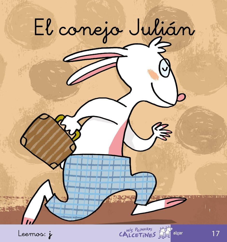 Libro: El Conejo Julián (j) ( Letra Manuscrita)