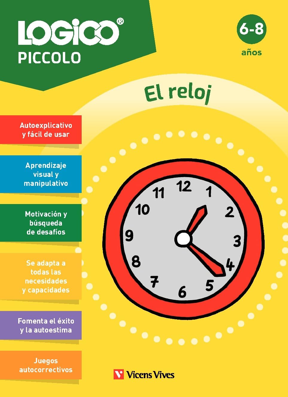 Libro: Logico Piccolo Matemáticas - El reloj