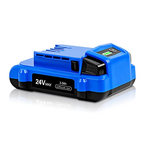 TenHutt-【Actualización】-Batería-de-repuesto-de-3.0-Ah-para-Kobalt-24V-MAX-KB624-03-KB524-03-KB424-03-KB224-03-KB124-03-0673802,-herramientas-inalámbricas,-batería-de-iones-de-litio-[No-compatible-con-Snow-Joe,-Sun-Joe-ni-motosierra]