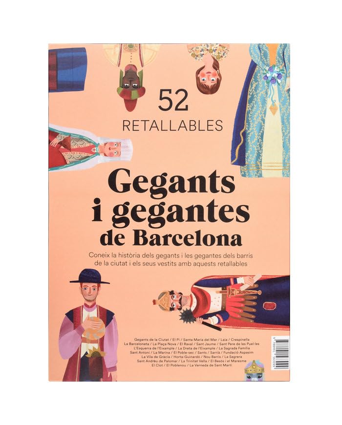 Libro: Gegants i Gegantes de Barcelona. 52 retallables