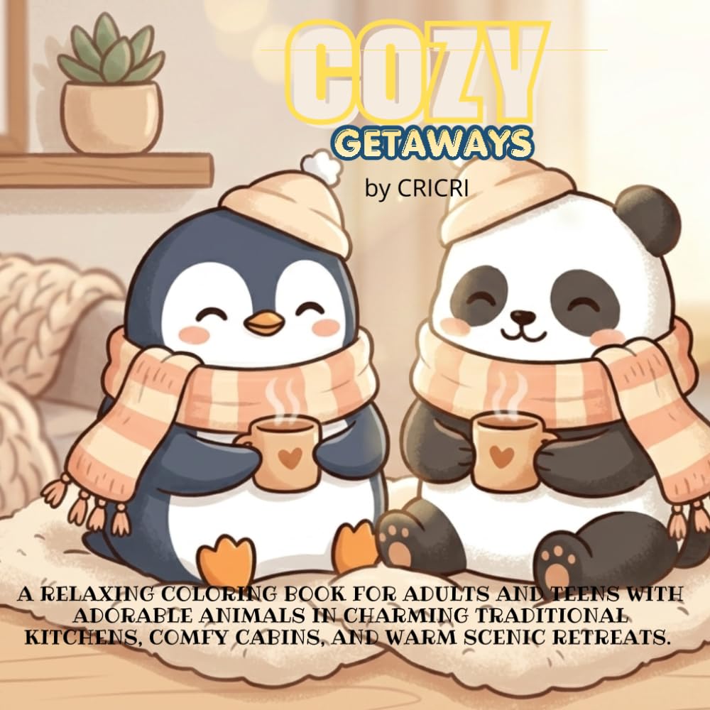 Libro: Cozy getaways (cozy coloring books)