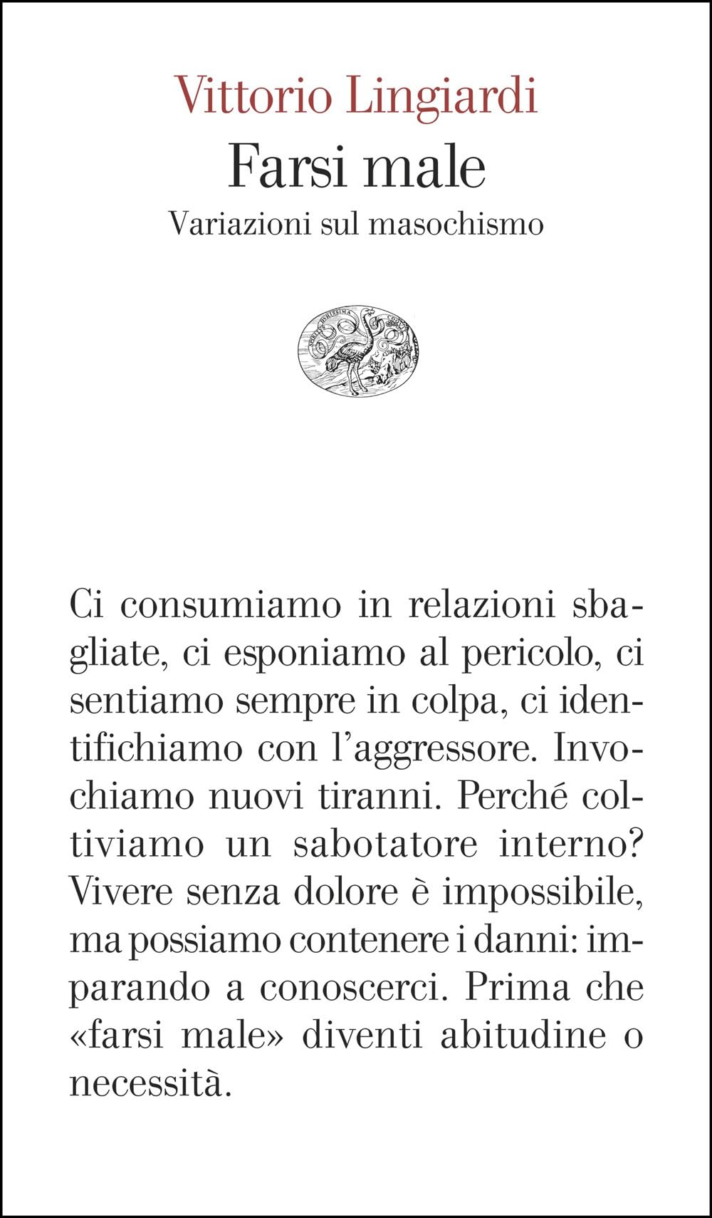 Libro: Farsi male. Variazioni sul masochismo (Vele)