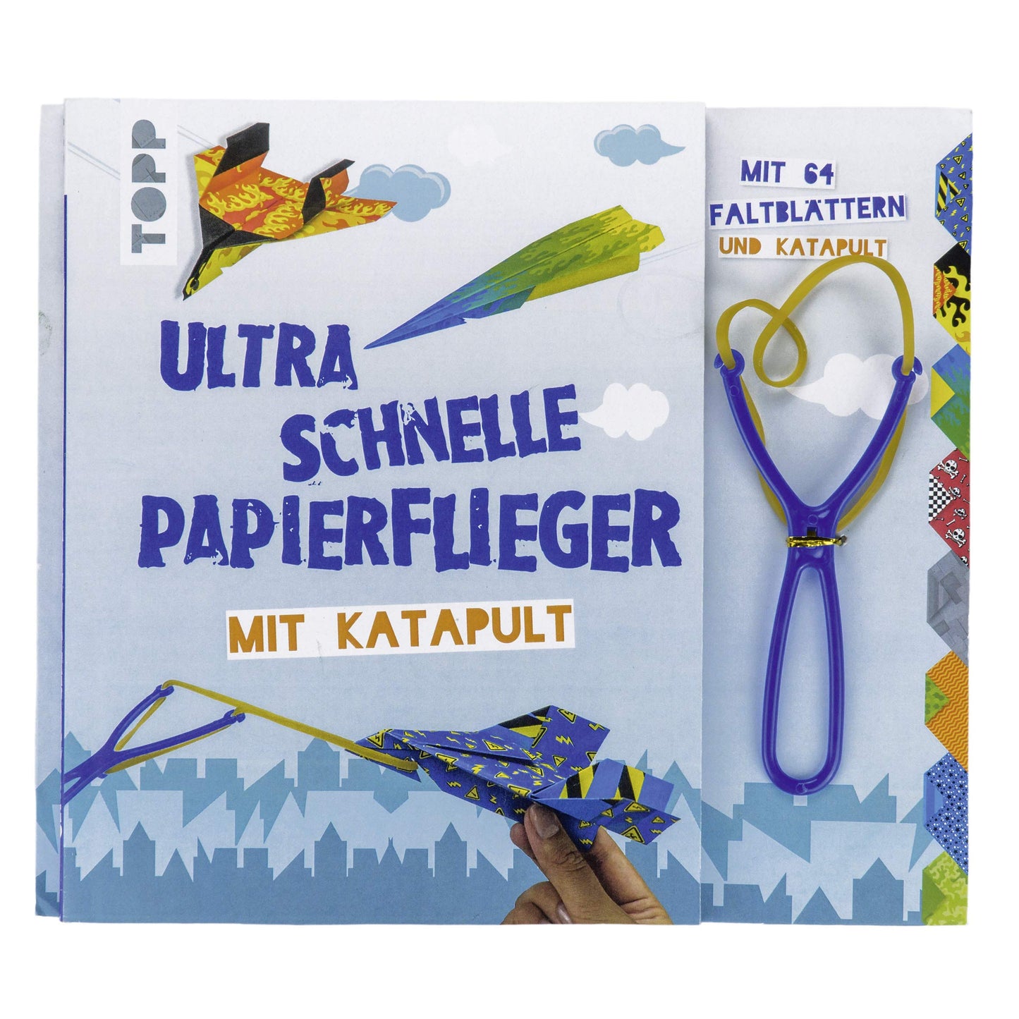 Libro: Ultra schnelle Papierflieger mit Katapult: Anleitungen, Faltblätter und Katapult für die schnellsten Papierflieger aller Zeiten