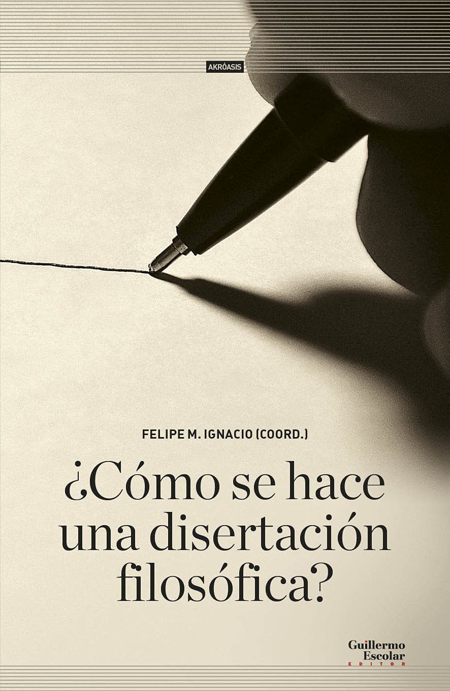 Libro: ¿Cómo se hace una disertación filosófica?