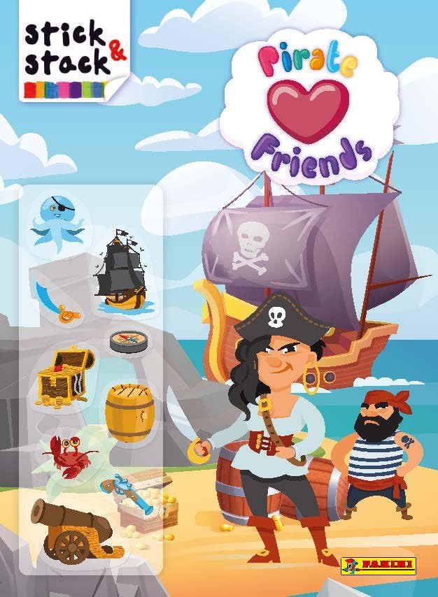 Libro: Pirate Friends 270 Stick & Stack