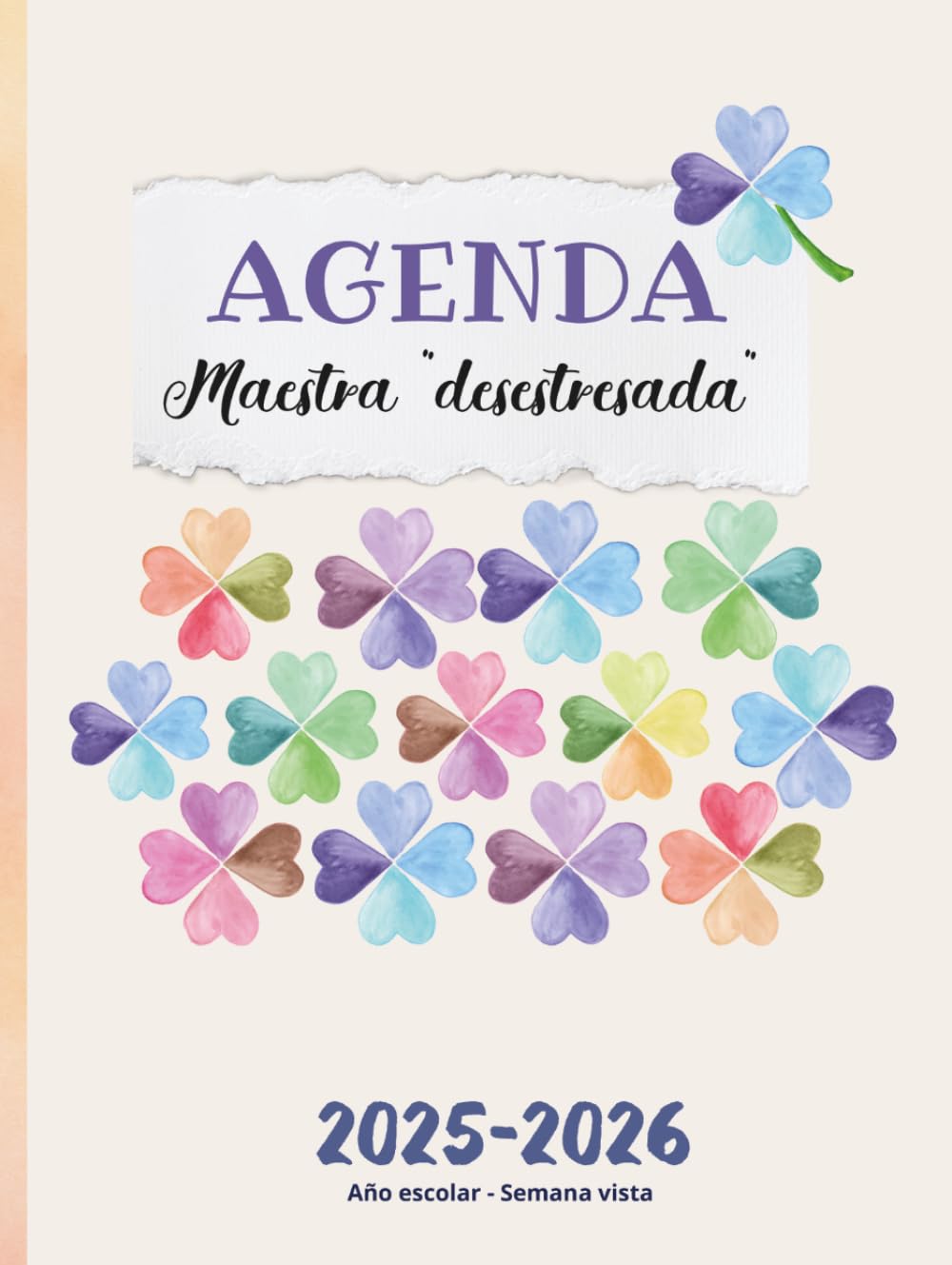 Libro: Agenda Maestra “desestresada” : Año escolar - Semana Vista: Cuaderno para profesora de infantil, primaria o secundaria, agenda para docentes. ... para maestras. DIN A4 (Spanish Edition)