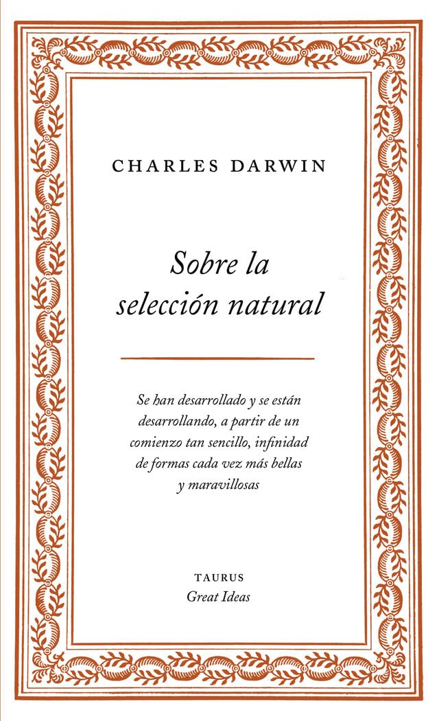 Libro: SOBRE LA SELECCION NATURAL