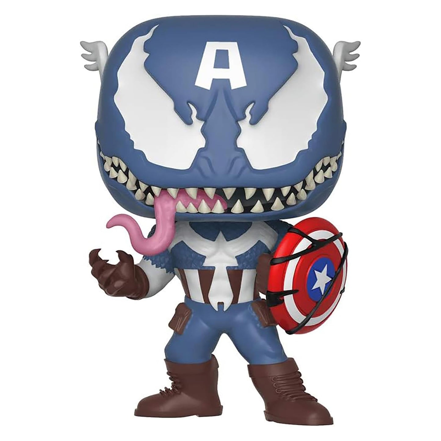 Funko Pop!: Marvel: Marvel Venom: Venom Captain America - Collectible Figura de Vinilo