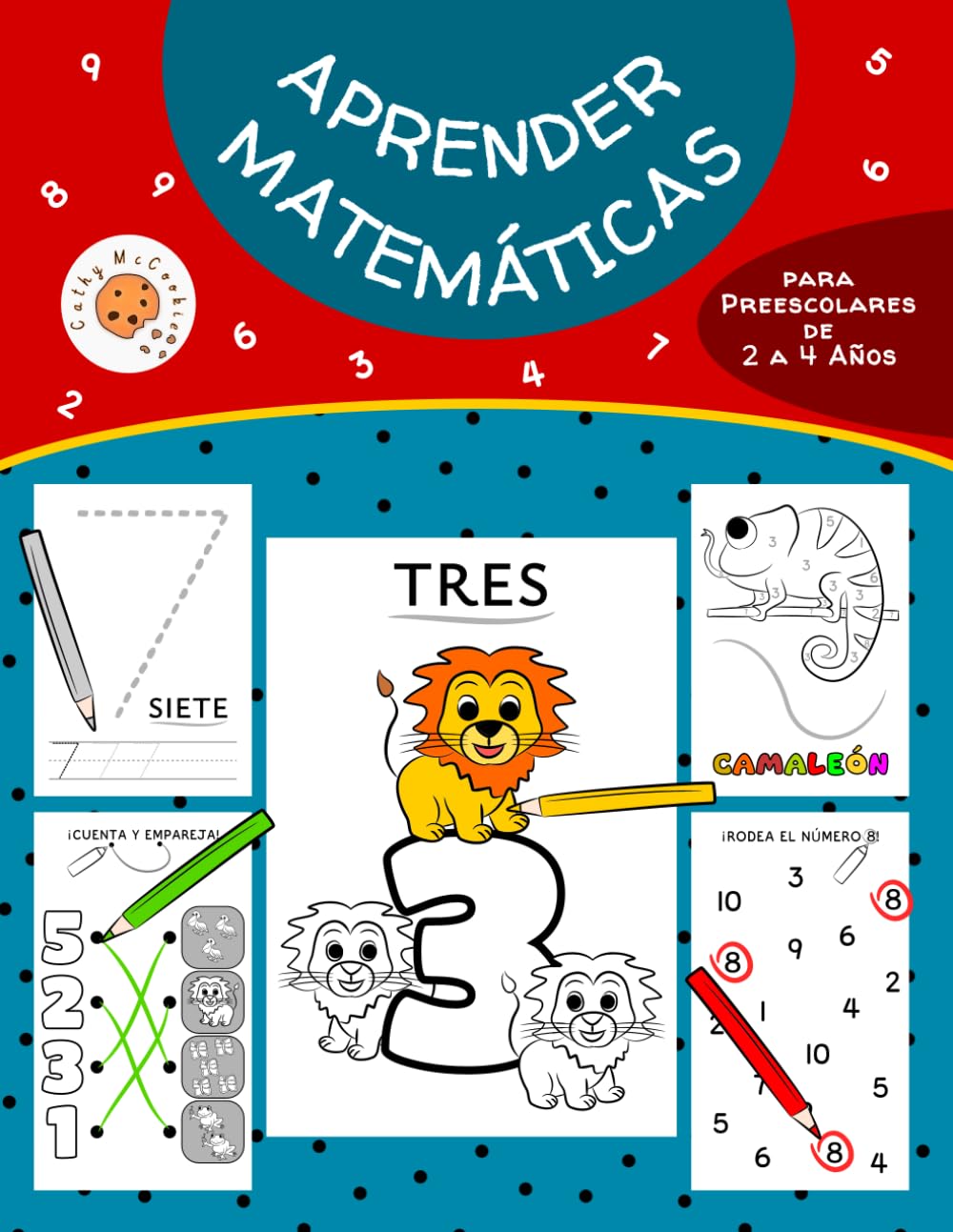 Libro: Aprender Matemáticas para Preescolares de 2 a 4 Años: Mi Primer Libro de Actividades Educativo y Sencillo para Niños de 2, 3, 4 Años; Cuaderno de ... Números, Laberintos y Más; para Niñas y Niños