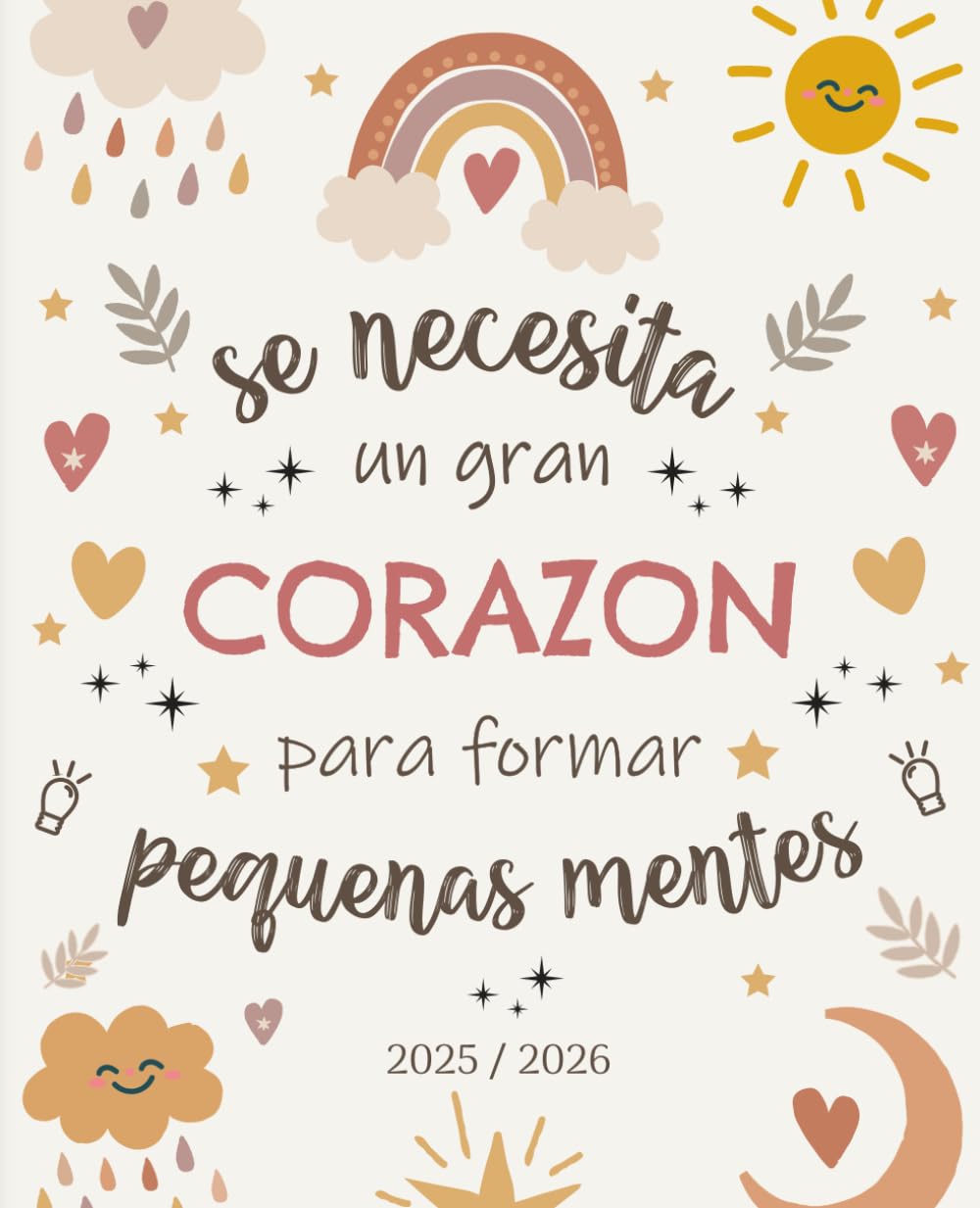 Libro: Agenda Profesora 2025 2026: Regalo para maestra de infantil | planificador semanal y mensual | formato grande (Spanish Edition)