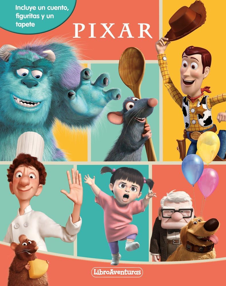 Pixar. Libroaventuras: Incluye un cuento, figuritas y un tapete