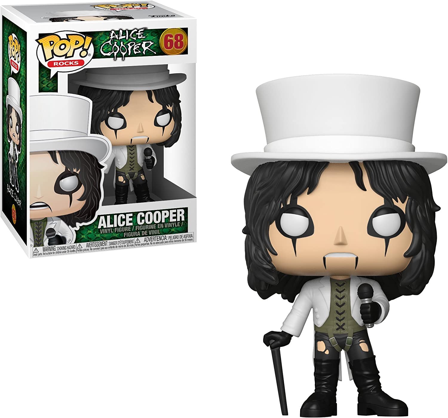 Funko Pop!: Rocks Alice Cooper Collectible Figura, Multicolor