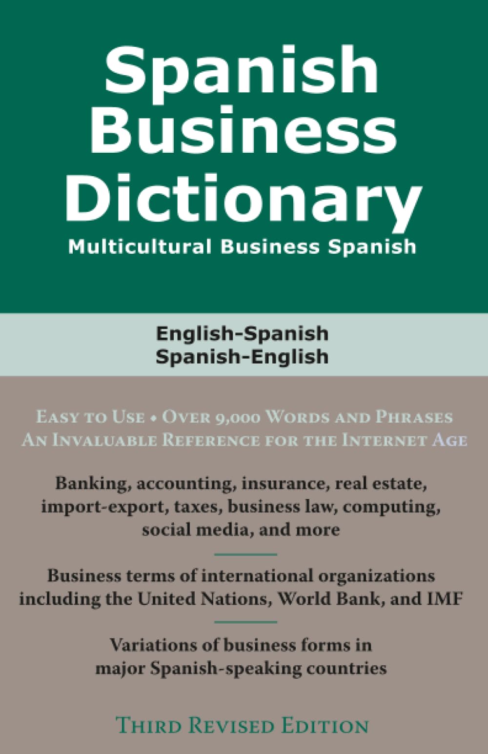 Libro: Spanish Business Dictionary: Multicultural Spanish Business