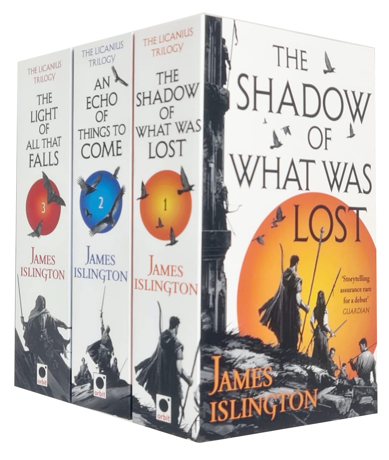Libro: Licanius Trilogy 3 Books Collection Set By James Islington (The Shadow of What Was Lost, An Echo of Things to Come, The Light of All That Falls [Hardcover])