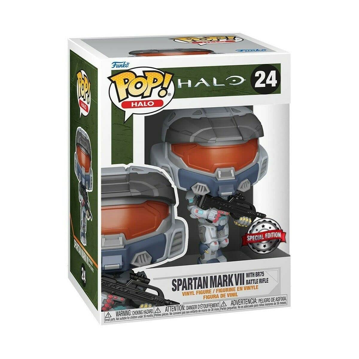 Funko Pop: POP Games:HaloInfinite- Mark VII w/Weapon
