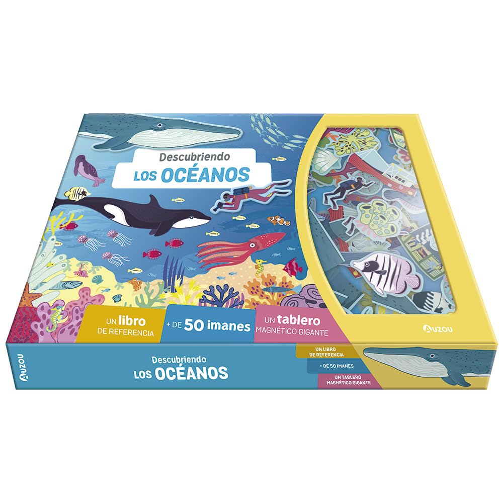 Libro: Descubriendo los océanos. Tablero magnético