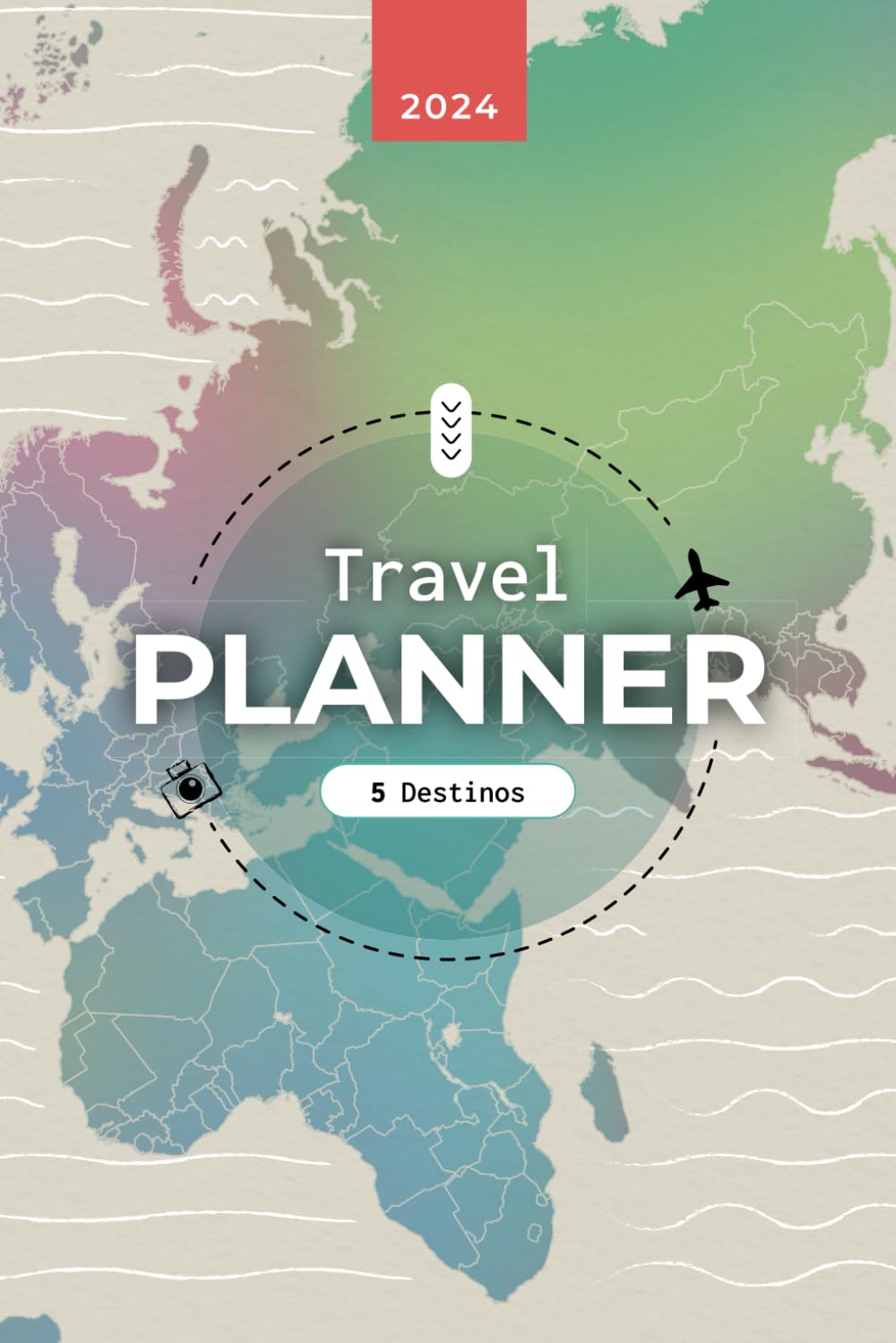 Libro: AGENDA PLANIFICADORA DE VIAJES: Travel planner& Planificador y diario de viaje