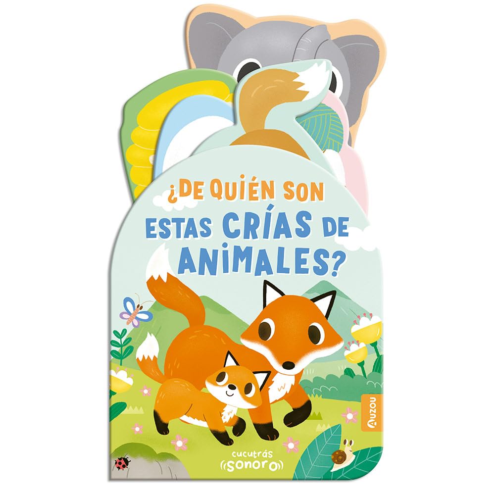 Libro: Cucutrás sonoros. ¿De quién son estas crías de animales? Sonidos y lengüetas