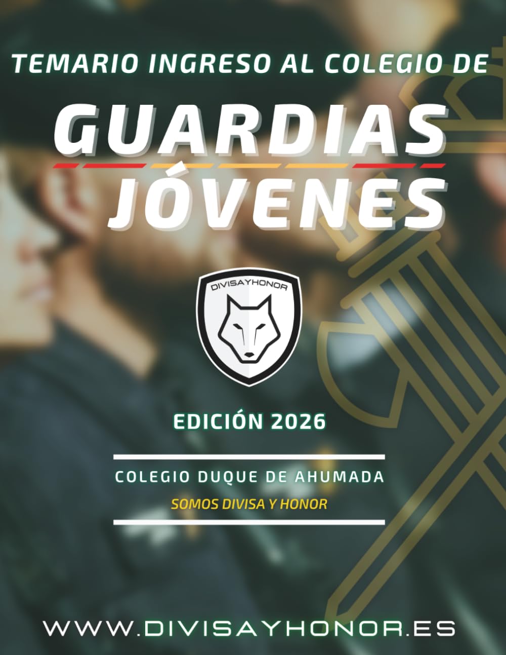 Libro: Temario de ingreso al Colegio de Guardias Jóvenes (conocimientos): impreso en color