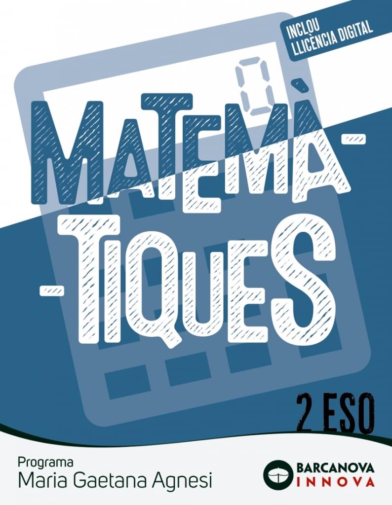Libro: Maria Gaetana Agnesi 2 ESO. Matemàtiques