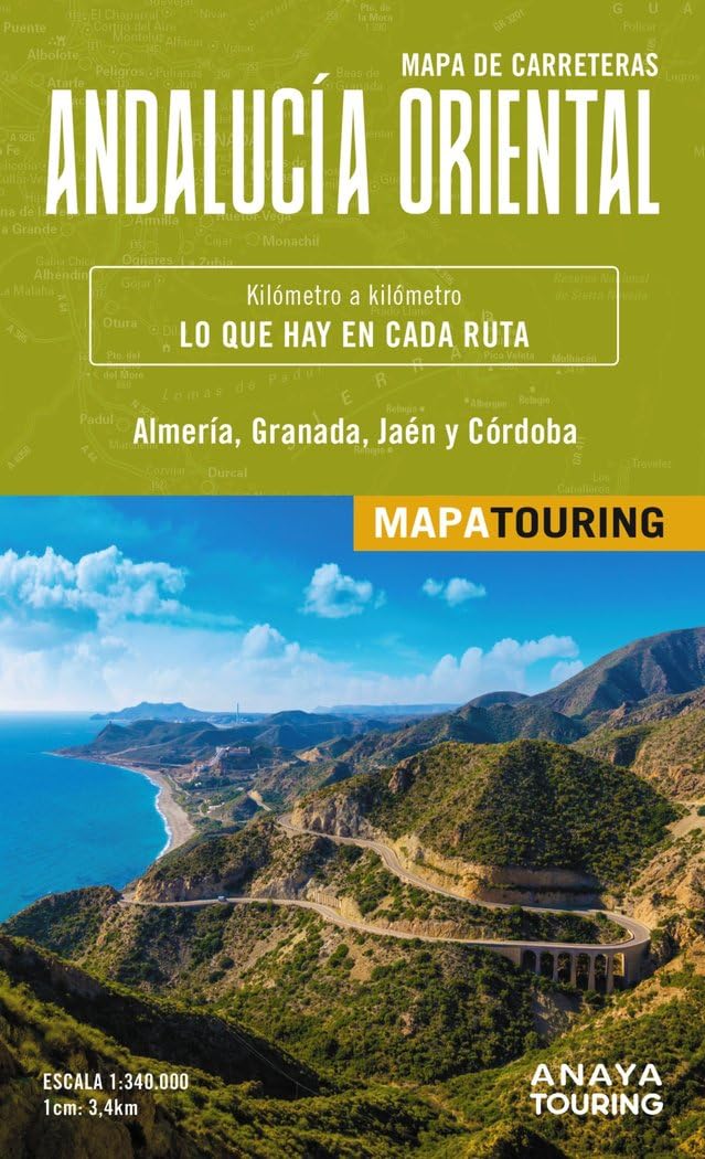 Libro: Mapa de carreteras de Andalucía oriental 1:340.000