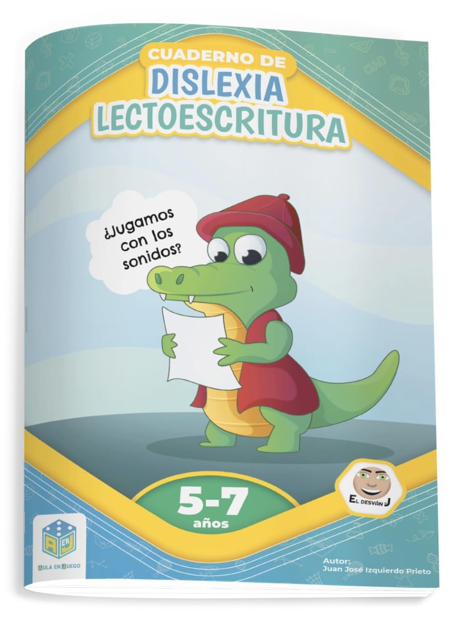 Libro: Cuaderno de dislexia y lectoescritura. 5-7 años