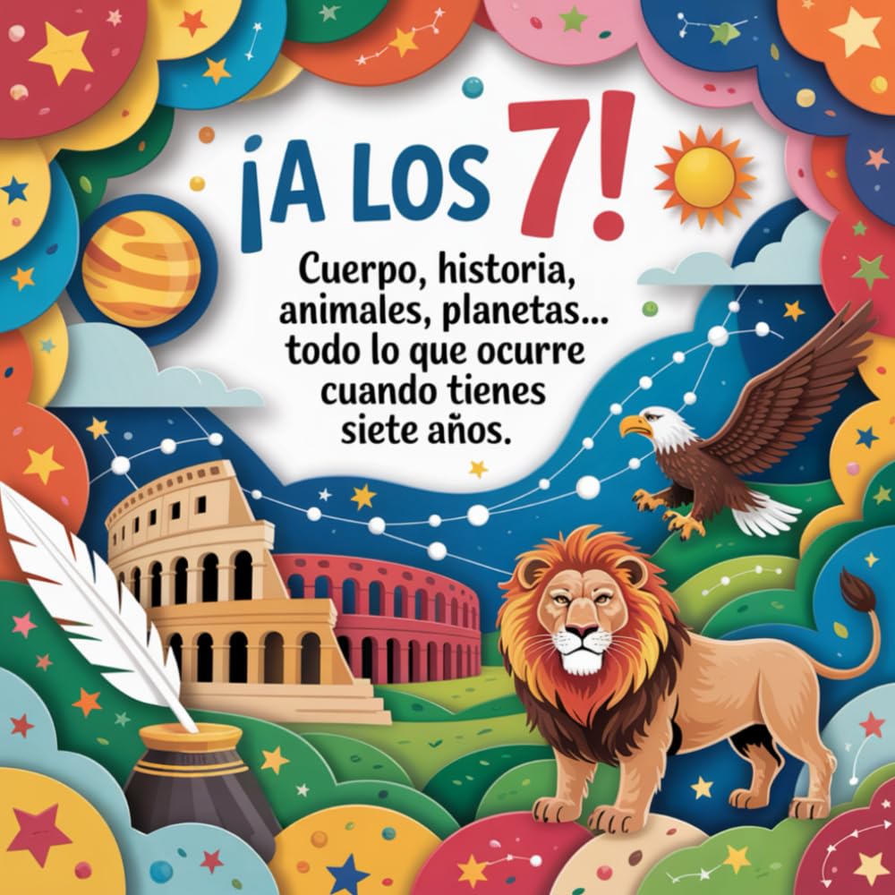 ¡A los 7!: Cuerpo, historia, animales, planetas... Todo lo que ocurre cuando tienes siete años. (¡A tu edad!)