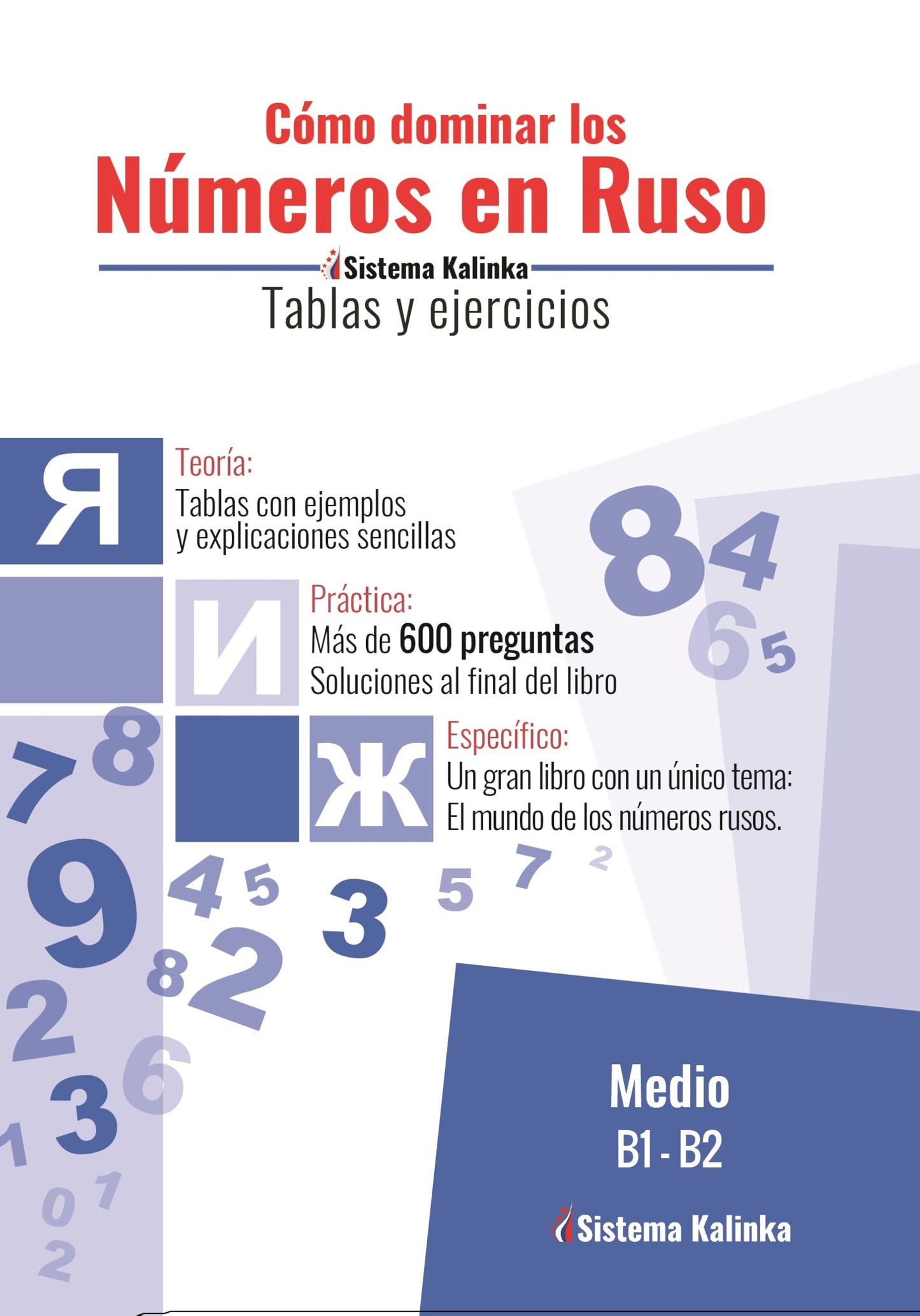 Libro: Los números rusos: aprende a dominarlos (medio – avanzado)