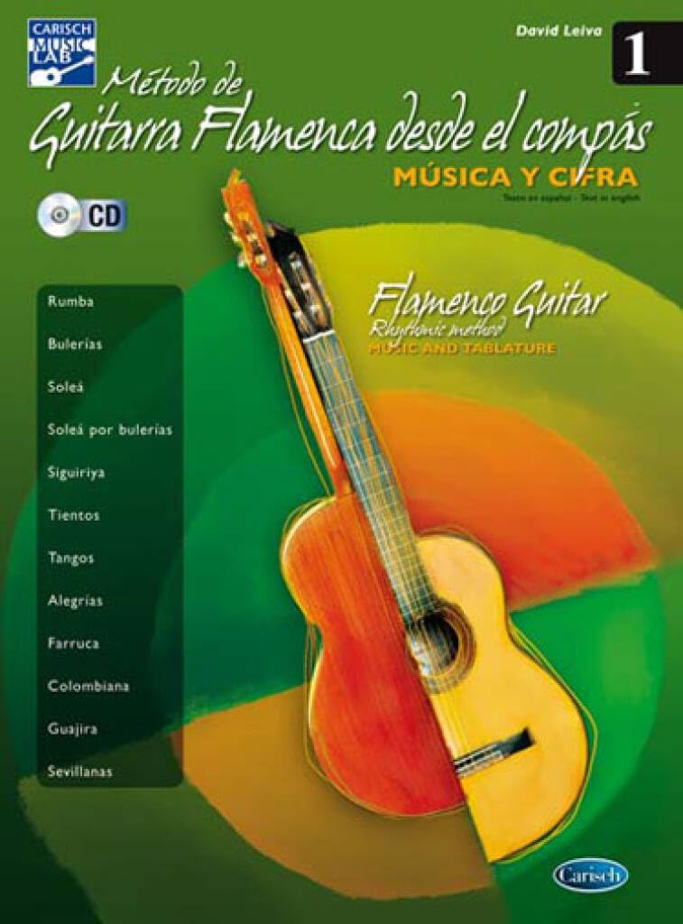 Libro: METODO DE GUITARRA FLAMENCA DESDE EL COMPAS, VOLUME 1 GUITARE+CD