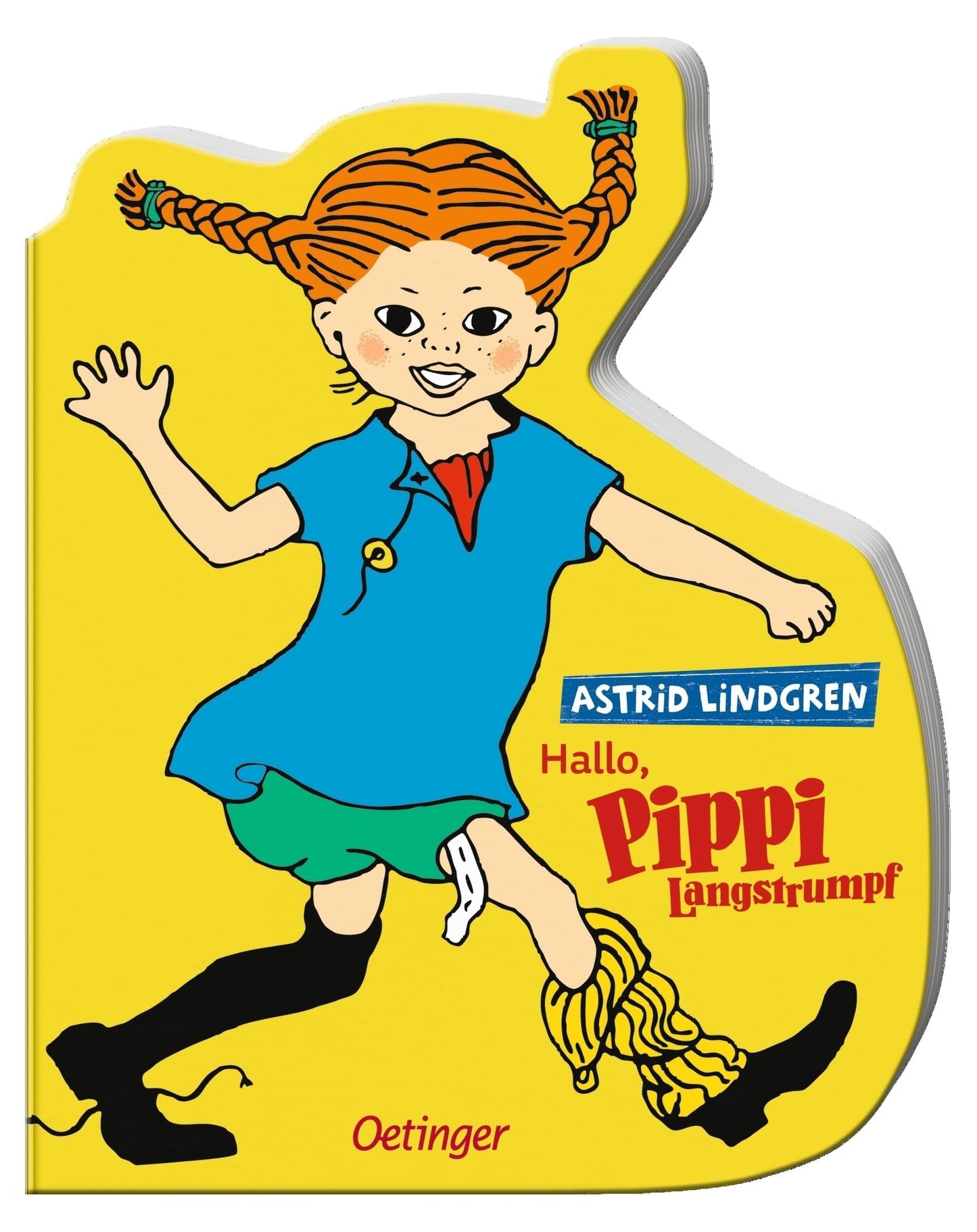 Libro: Hallo, Pippi Langstrumpf!: Konturgestanztes Pappbilderbuch zum Kennenlernen des Klassikers für Kinder ab 2 Jahren