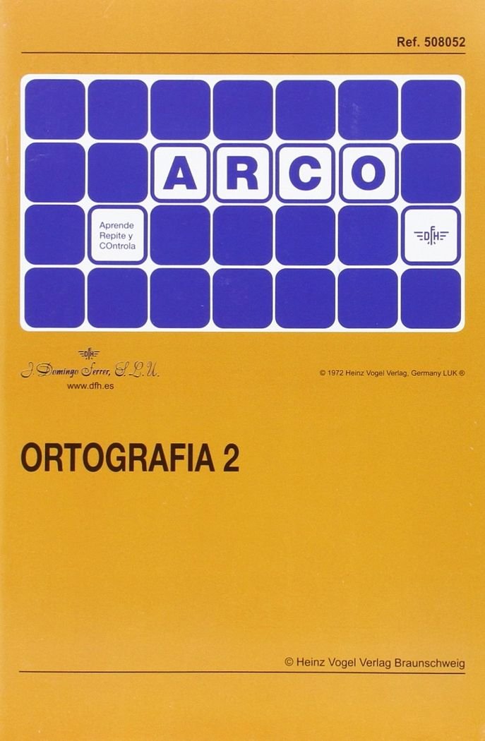 Libro: ORTOGRAFIA 2.(C-S,S-Z,G-J,LL-H) (ARCO)